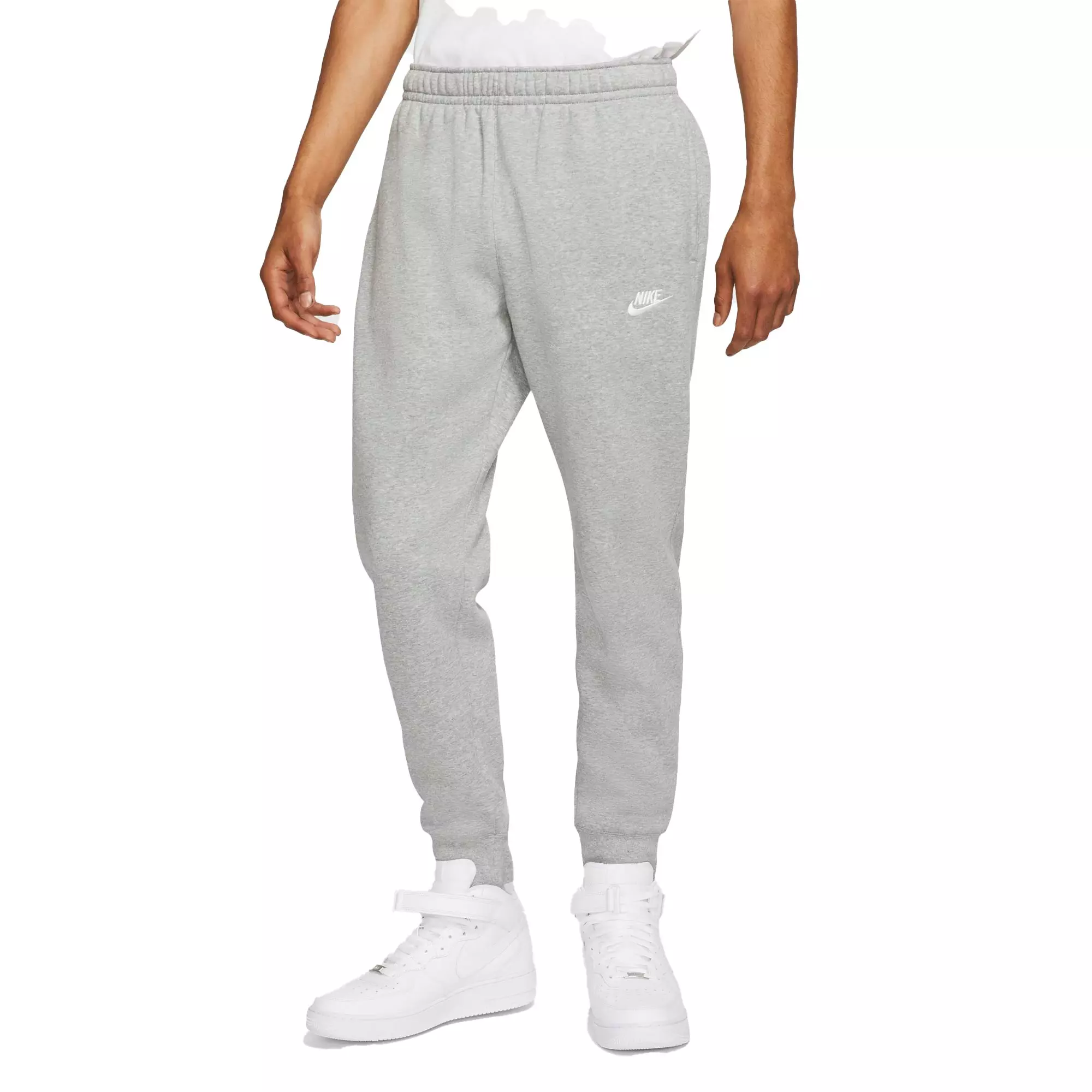 Nike cuffed club jogger in clearance grey